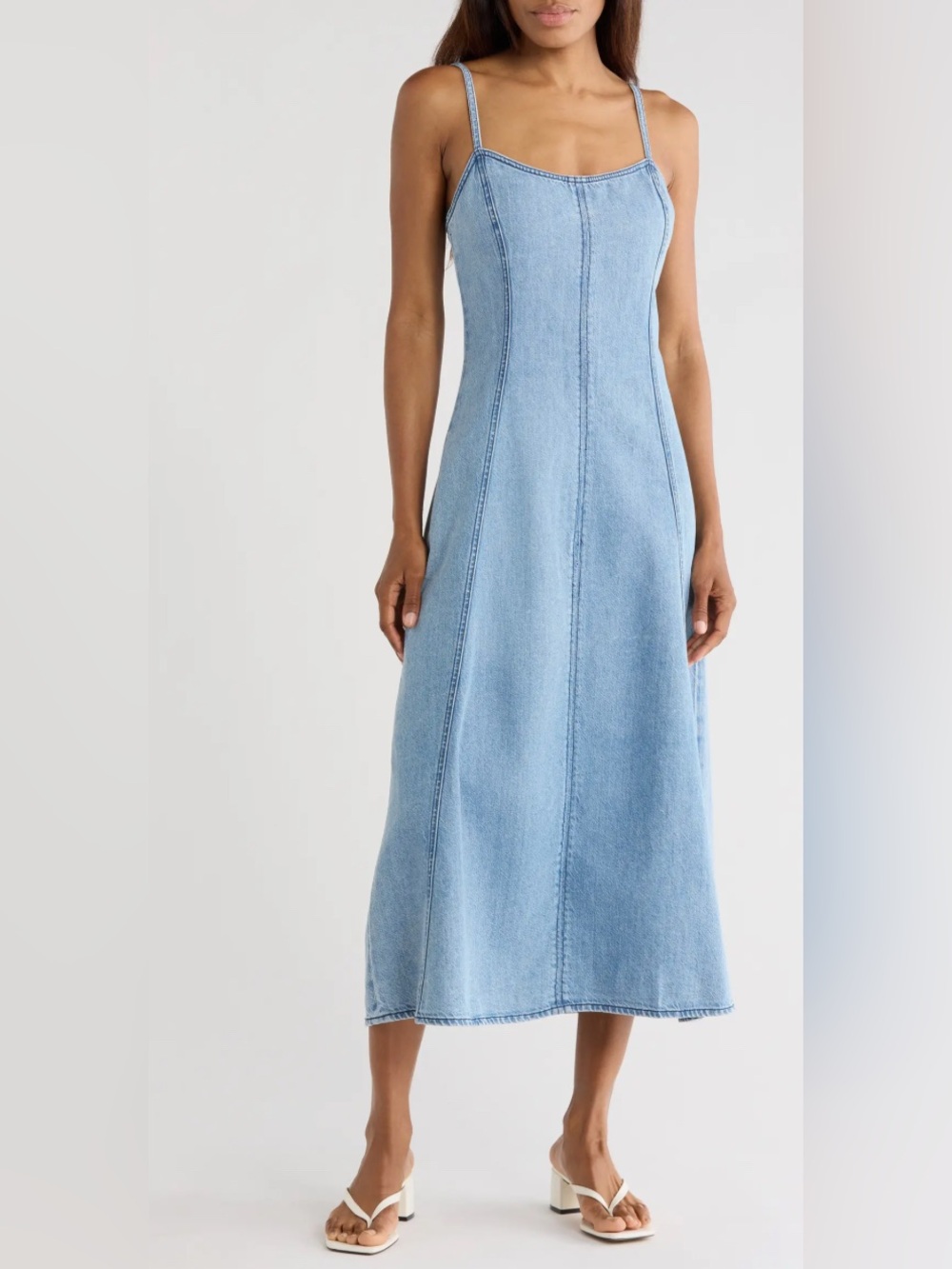 Rag & Bone Martyna Denim Midi Dress size 6